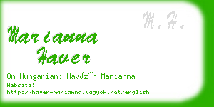 marianna haver business card